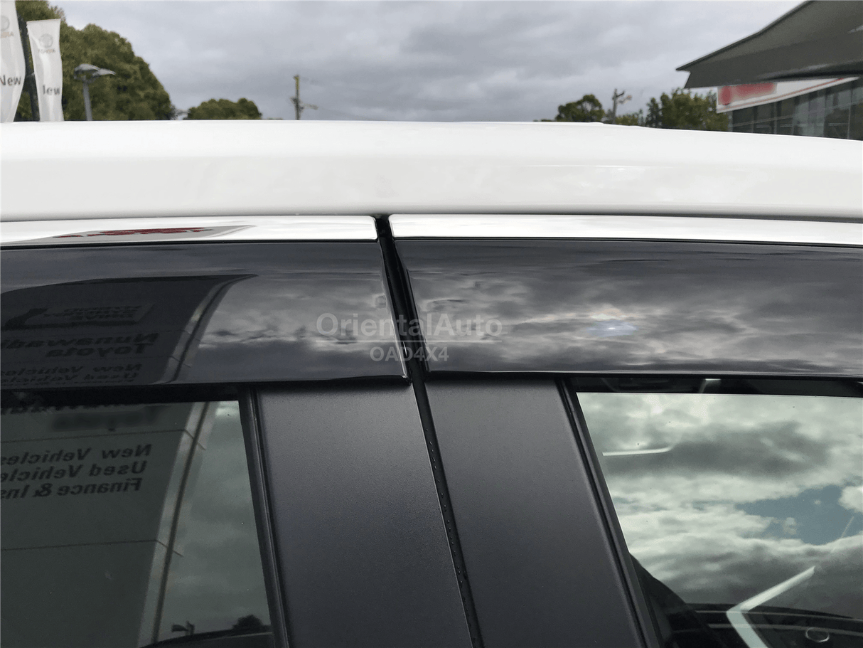 Stainless Edge Weather Shields for Toyota RAV4 RAV 4 2019-Onwards 6PCS