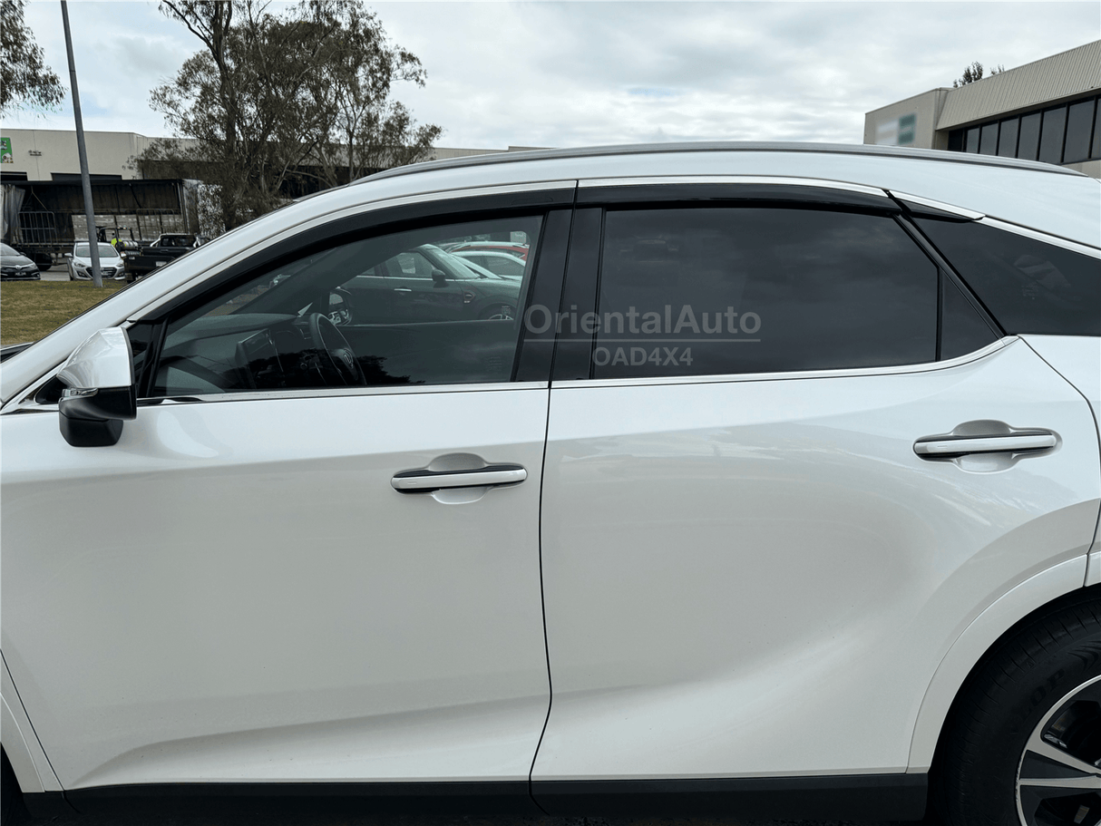 Stainless Edge Weather Shields for Lexus RX Series 2022-Onwards 6PCS