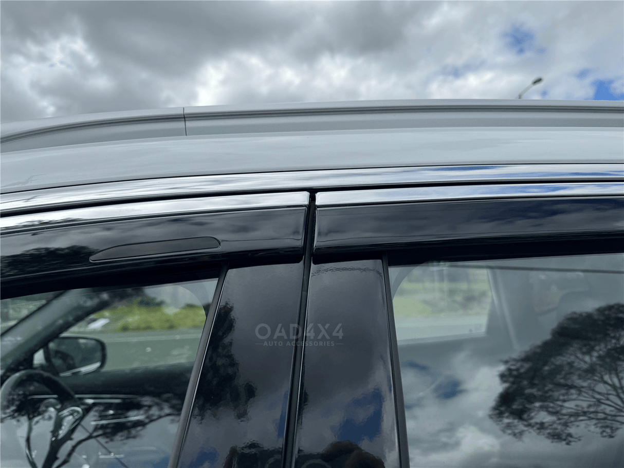 Stainless Edge Weather Shields for Chery Tiggo 7 Pro 2023-Onwards 6PCS