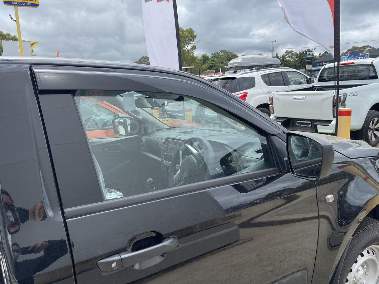 Injection Weather Shields for ISUZU DMAX D-MAX Single / Extra Cab 2020-Onwards 2PCS