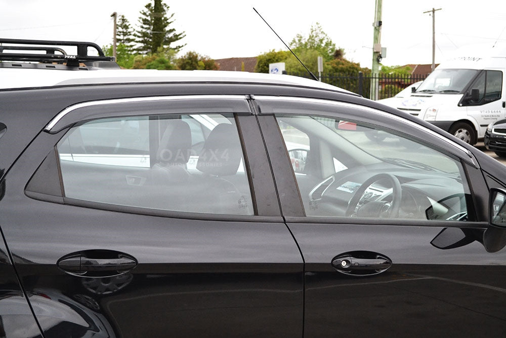 Stainless Edge Weather Shields for Ford Ecosport BK Series 2013-2017