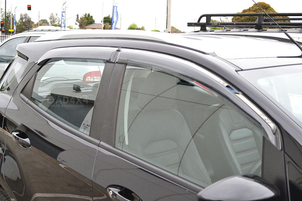 Stainless Edge Weather Shields for Ford Ecosport BK Series 2013-2017