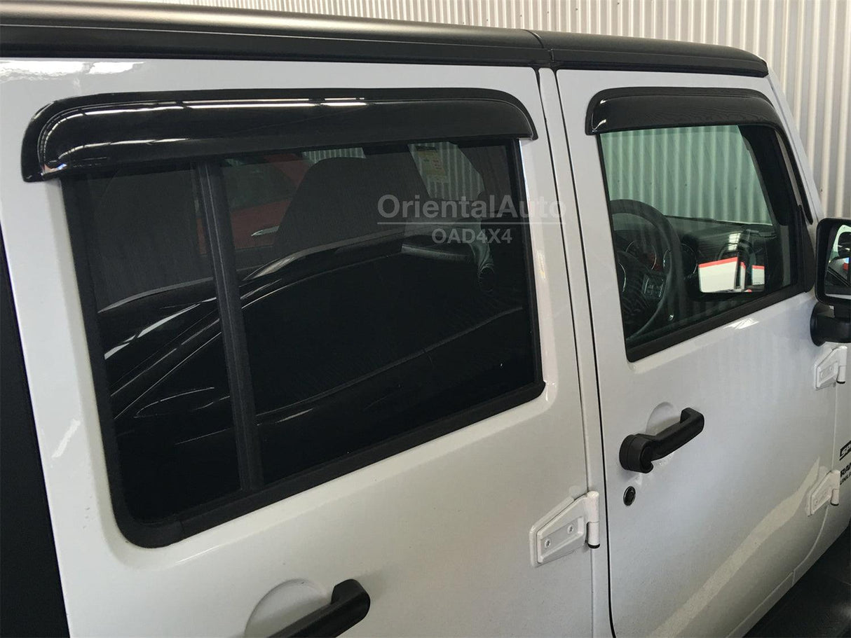 Luxury Weather Shields for Jeep Gladiator Dual Cab 2020-Onwards