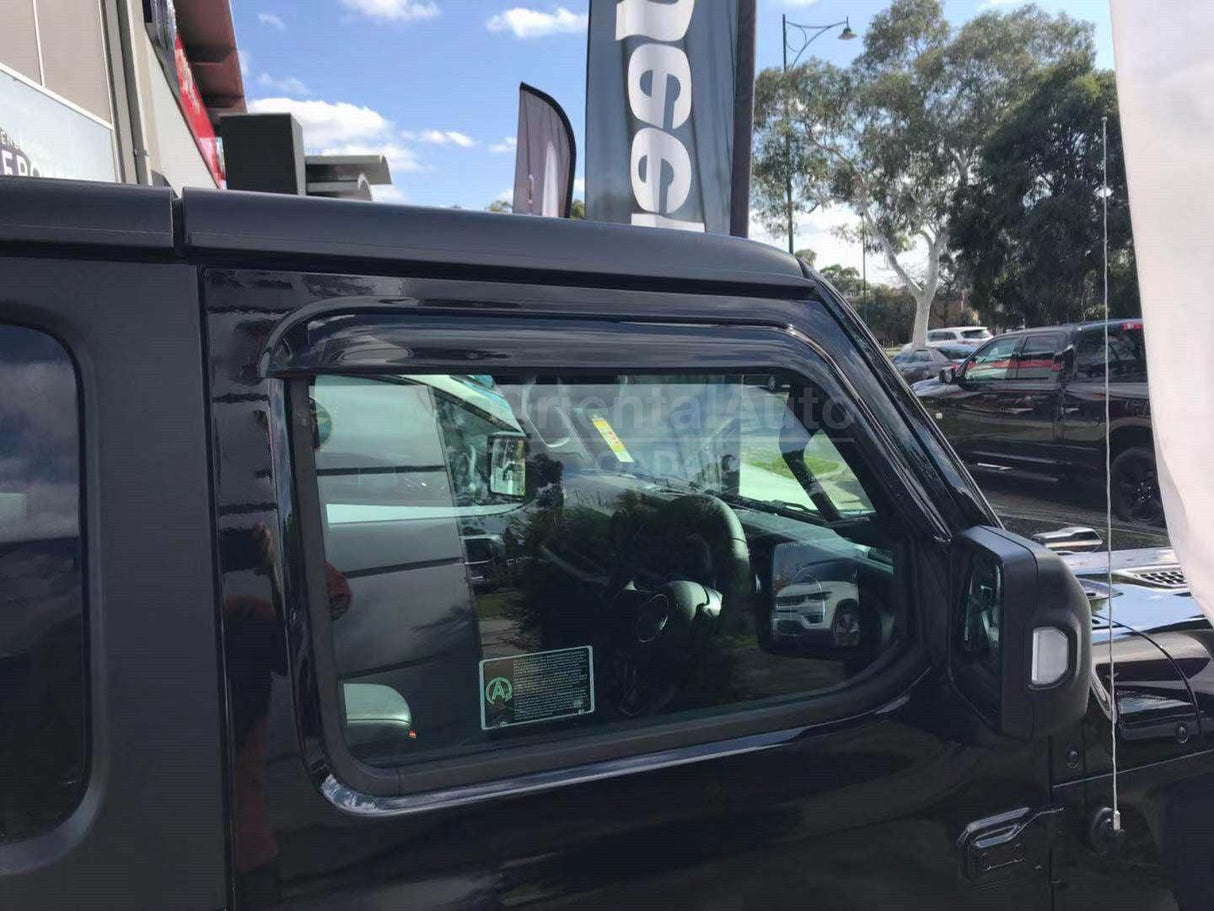 Luxury Weather Shields for Jeep Wrangler JL Series 2018-Onwards 2PCS