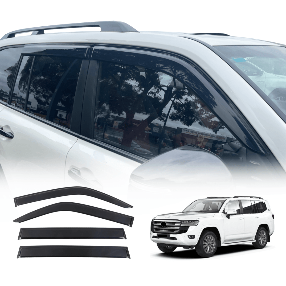 Luxury Weather Shields for Toyota Land Cruiser 300 Series 2021-Onwards