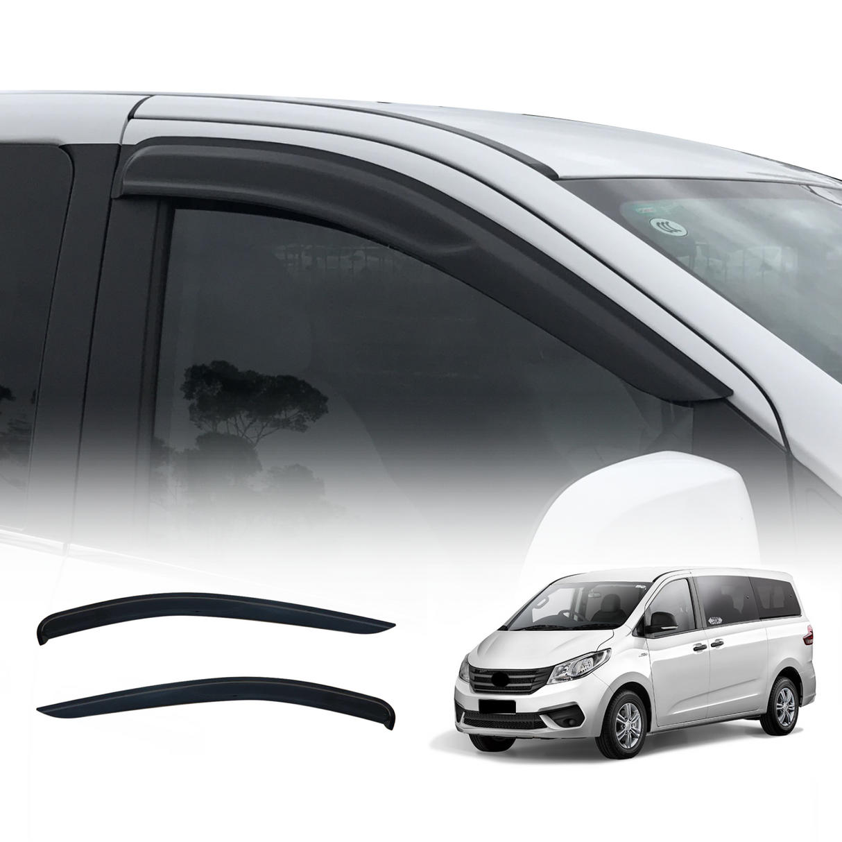 Luxury Weather Shields for LDV G10 2016-Onwards 2PCS