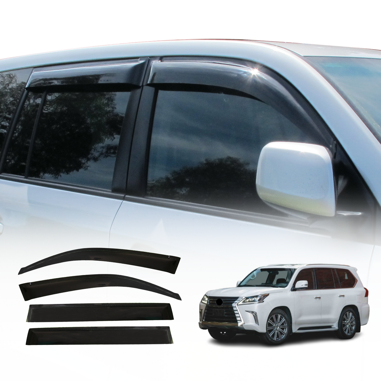 Weather Shields for Lexus LX570 / LX450d 2008-2021