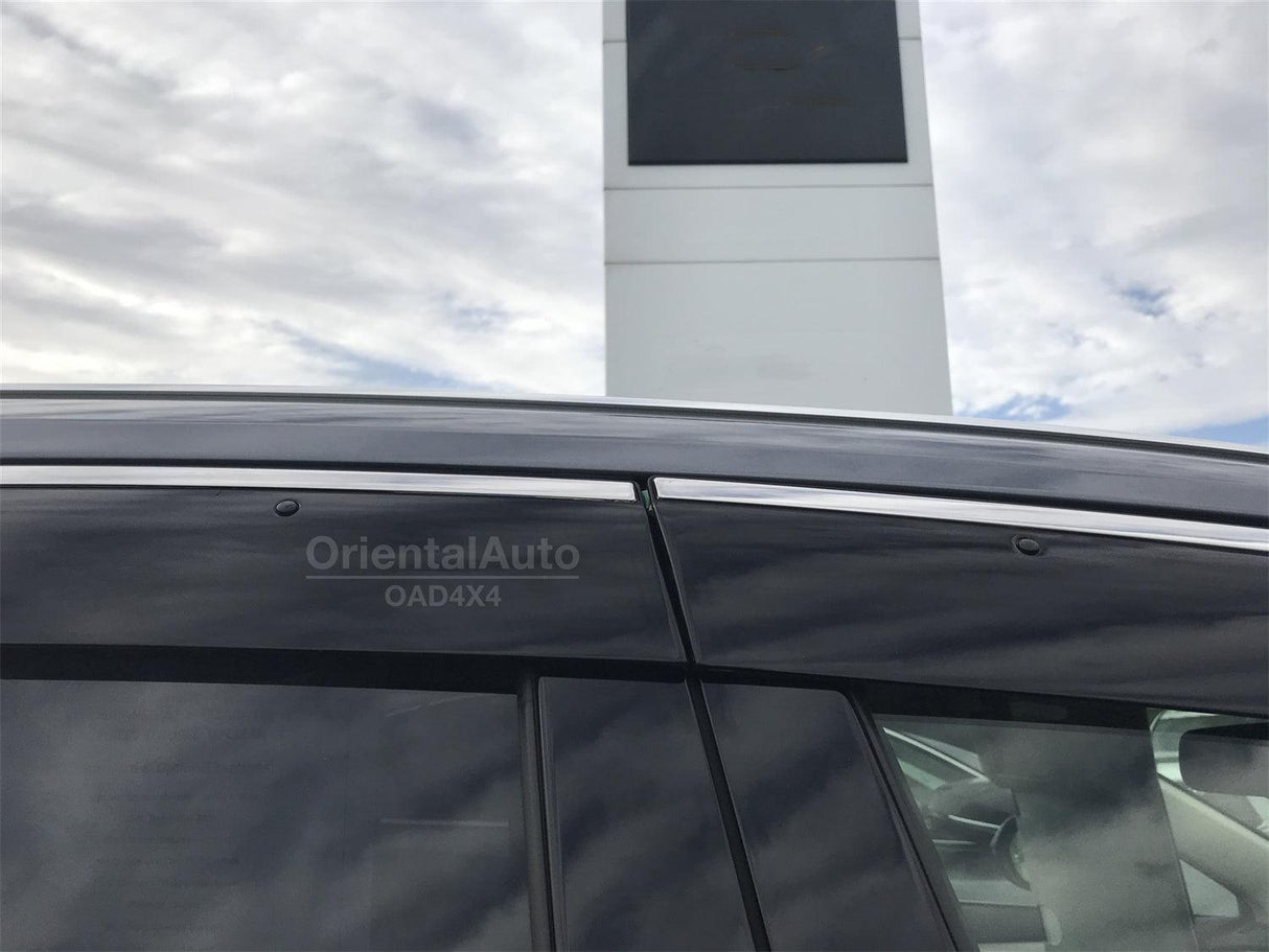 Stainless Edge Weather Shields for Lexus NX Series 2014-2021