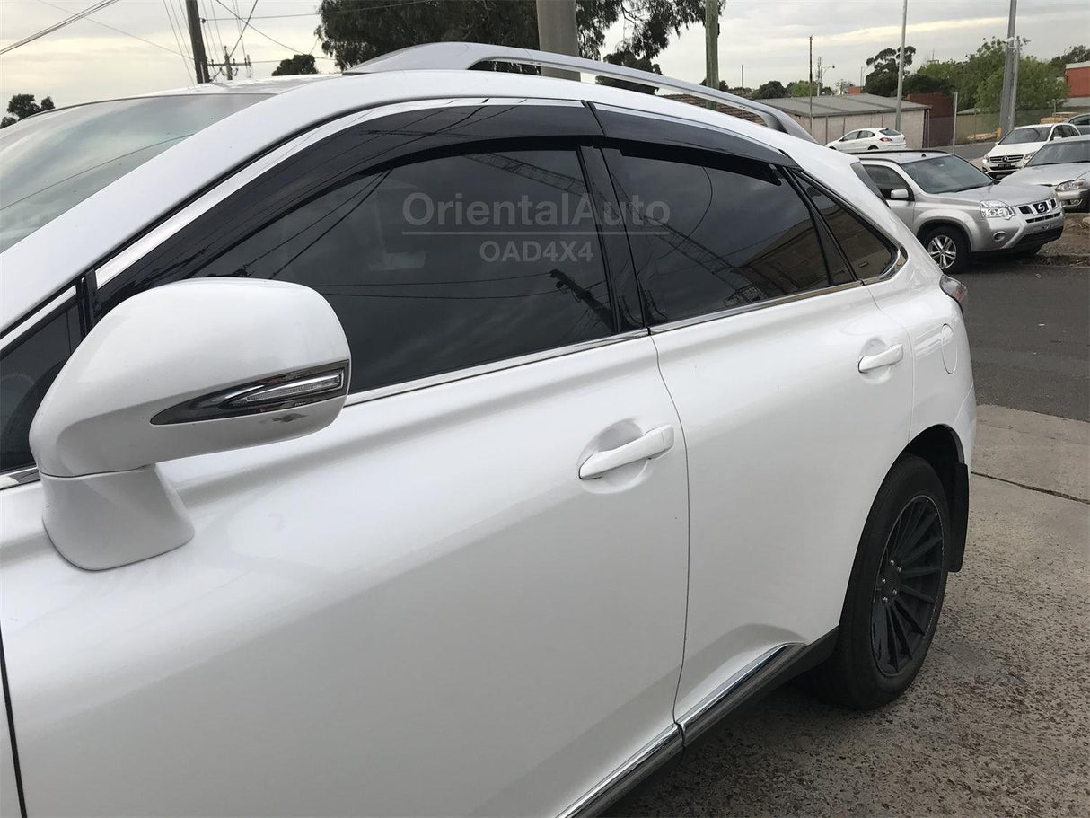 Stainless Edge Weather Shields for Lexus RX270/350/450H 2009-2015
