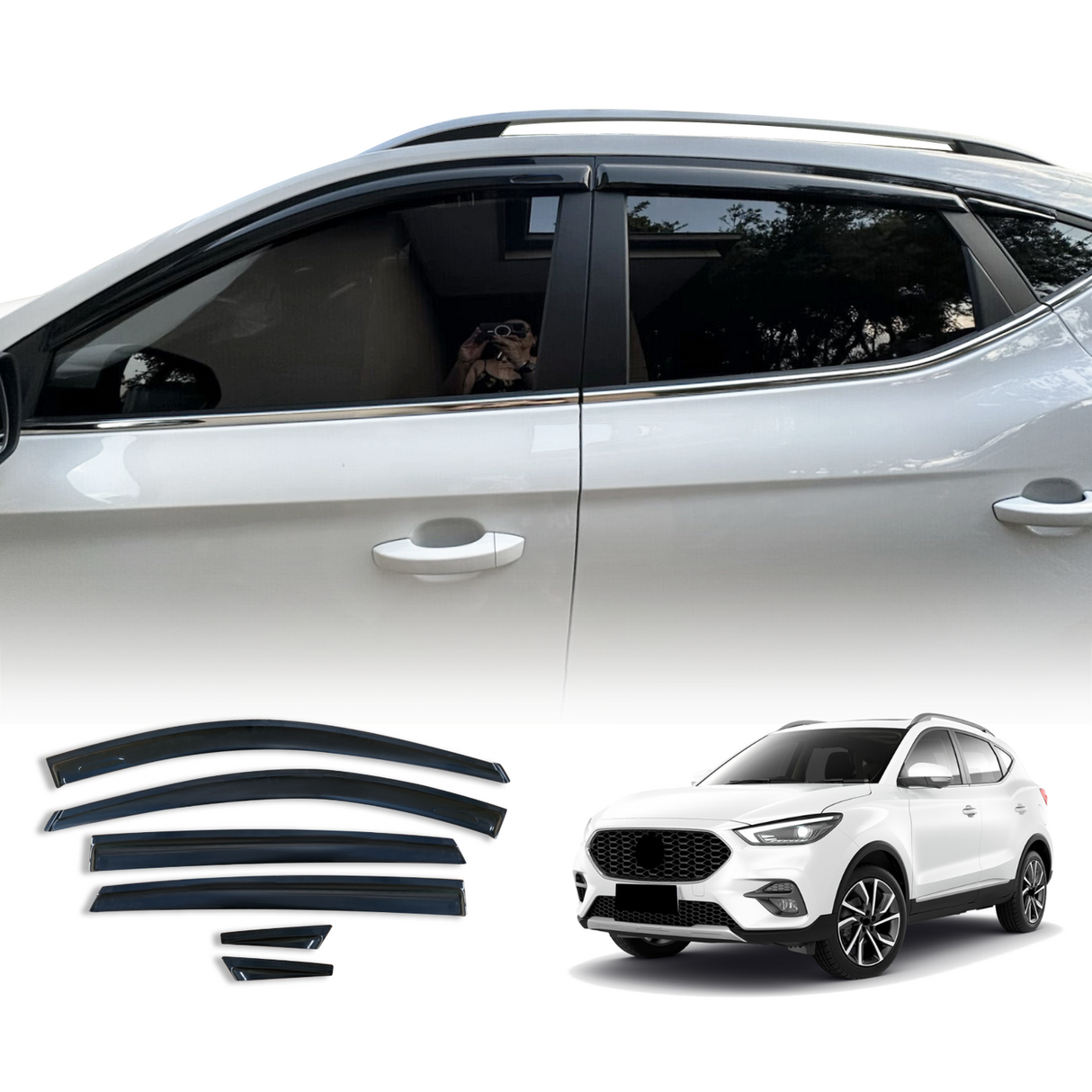 Luxury Weather Shields for MG ZS / ZST / ZS EV 2018-2024 6PCS