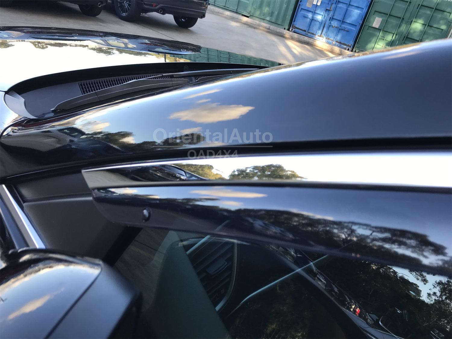 Stainless Edge Weather Shields for Mazda 3 Hatch BM BN 2013-2019