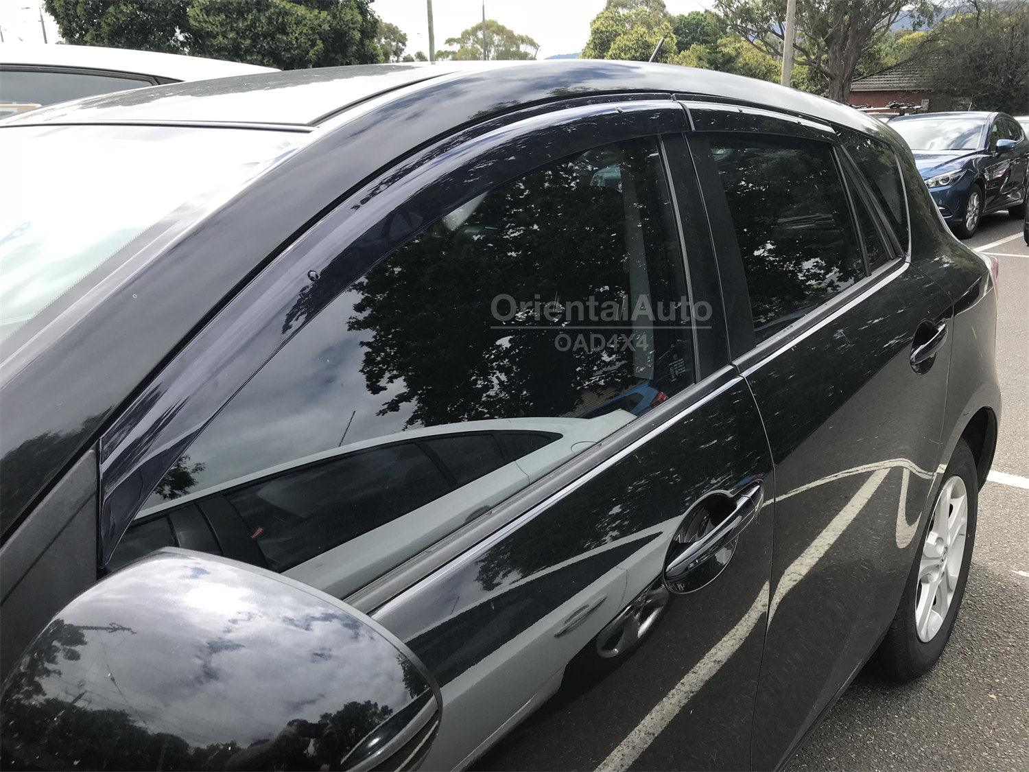 Injection Weather Shields for Mazda 3 Hatch 2009-2013