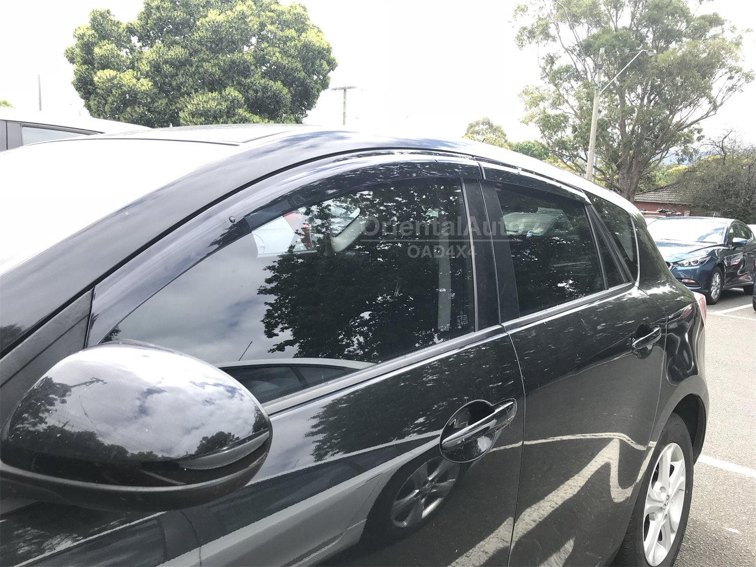 Injection Weather Shields for Mazda 3 Hatch 2009-2013