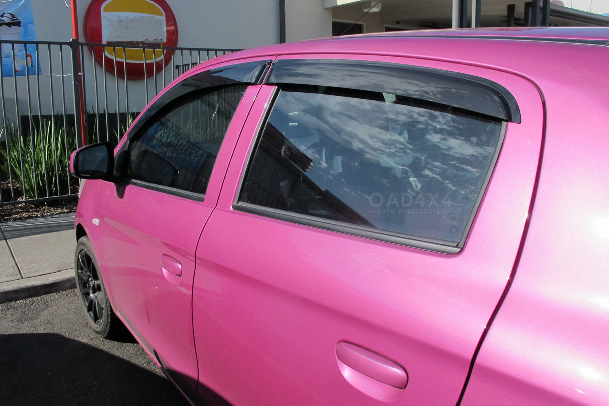 Weather Shields for Mitsubishi Mirage Hatch 2012-Onwards