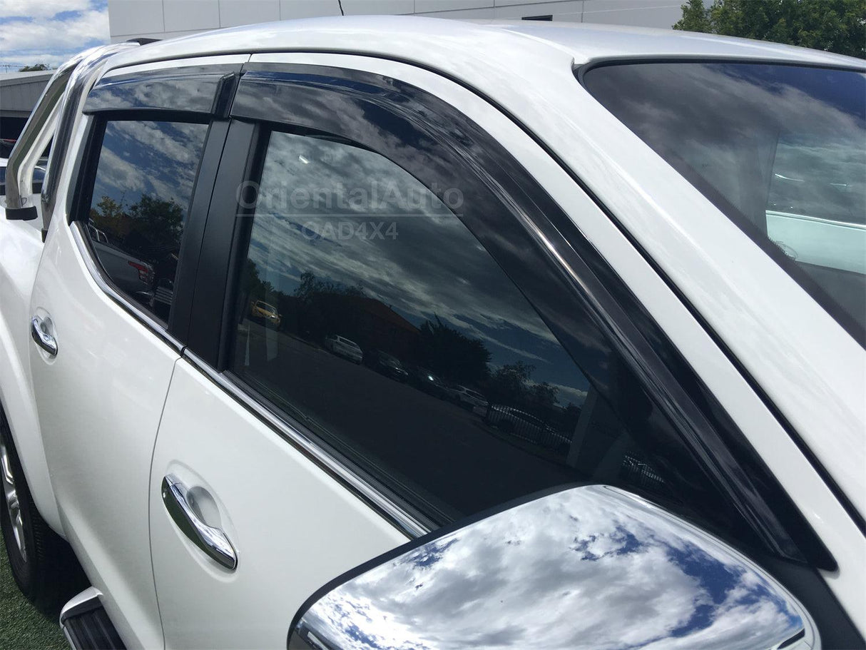 Injection Weather Shields for Nissan Navara NP300 D23 Dual Cab 2015-Onwards