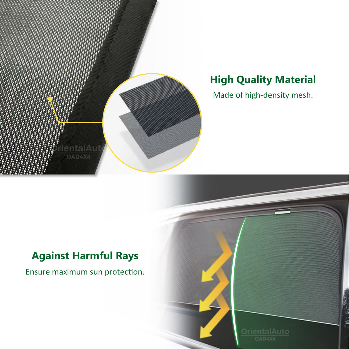 Magnetic Window Sun Shade for Mercedes-Benz C-Class W203 2000-2007