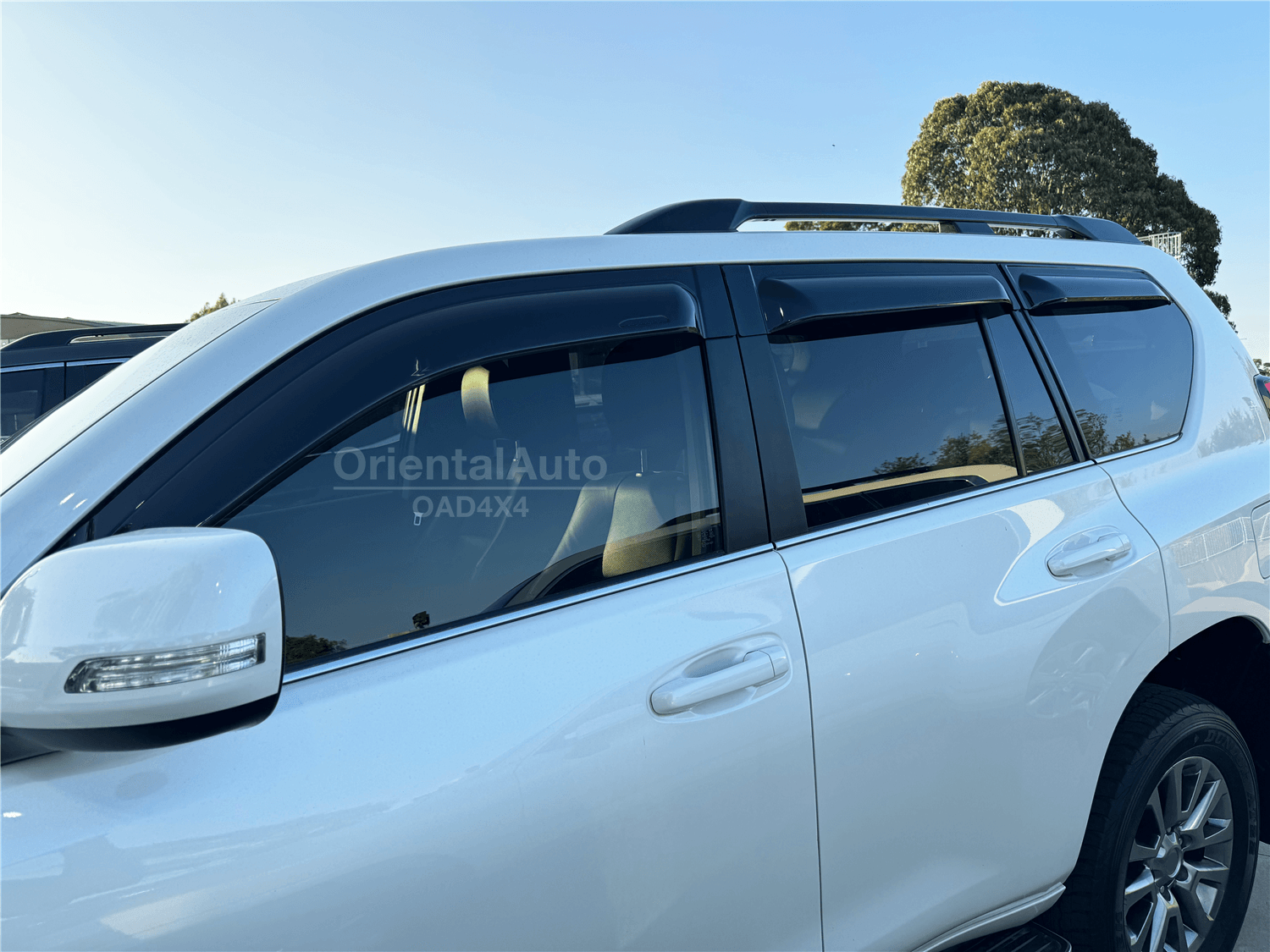 Widened Weather Shields for Toyota Land Cruiser Prado 150 2009-2024 6PCS