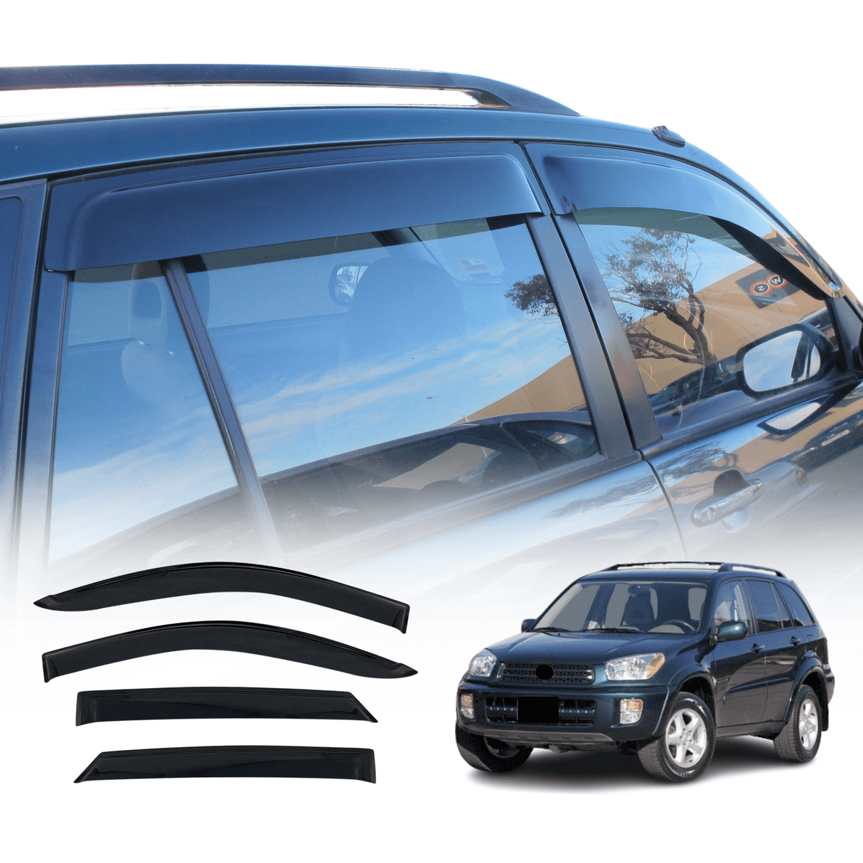 Weather Shields for Toyota RAV4 2000-2005