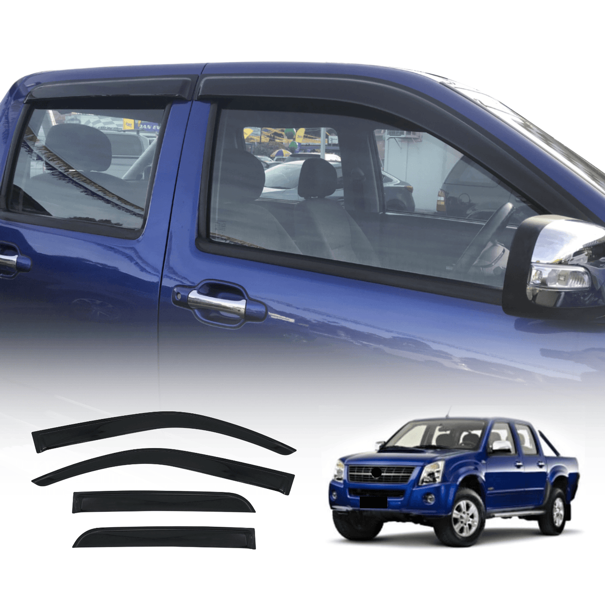 Pre-order Luxury Weather Shields for Holden Rodeo 2003-2008