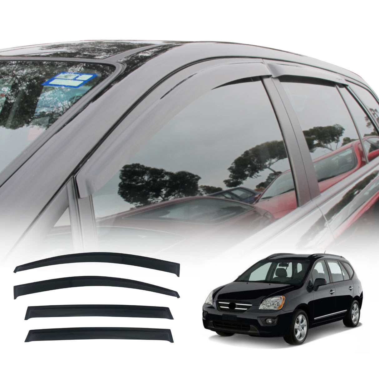 Weather Shields for KIA Rondo UN Series 2008-2013