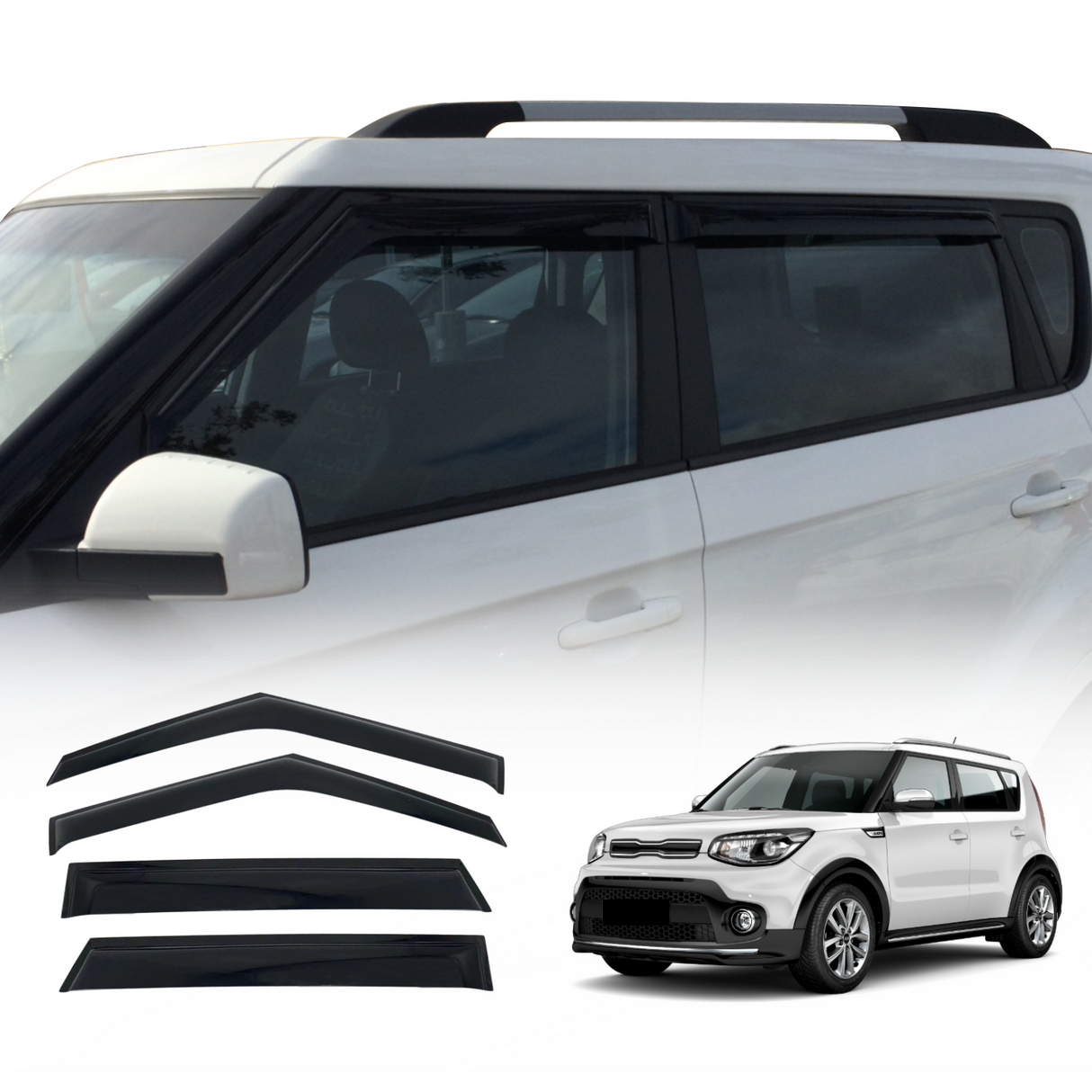 Weather Shields for KIA Soul 2009-2013