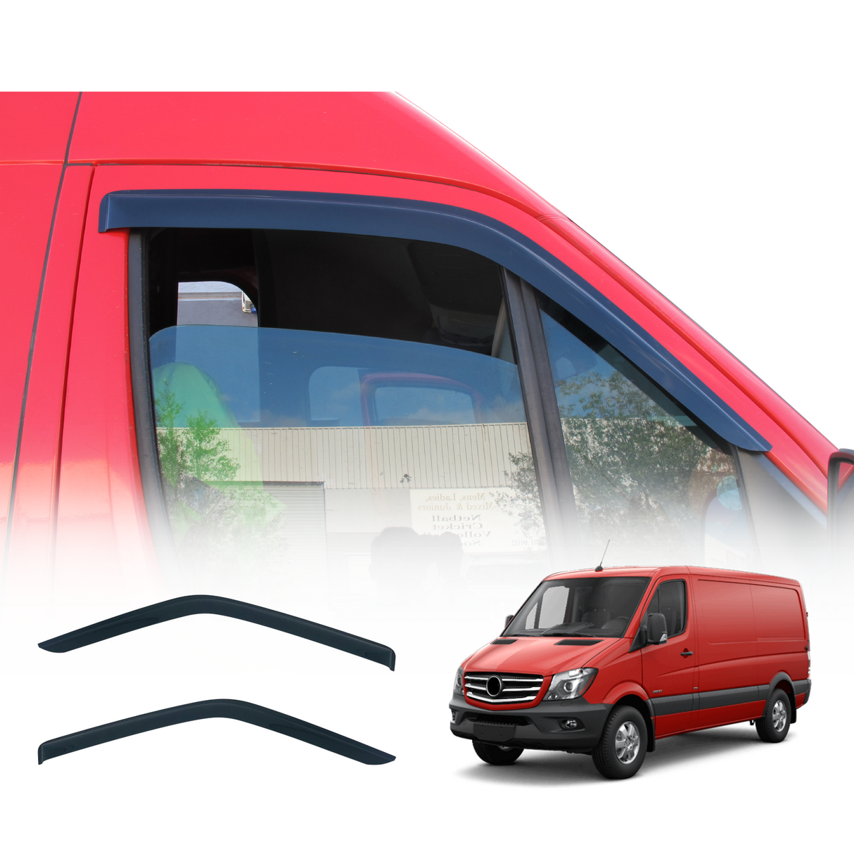 Weather Shields for Mercedes-Benz Sprinter 2006-Onwards 2PCS