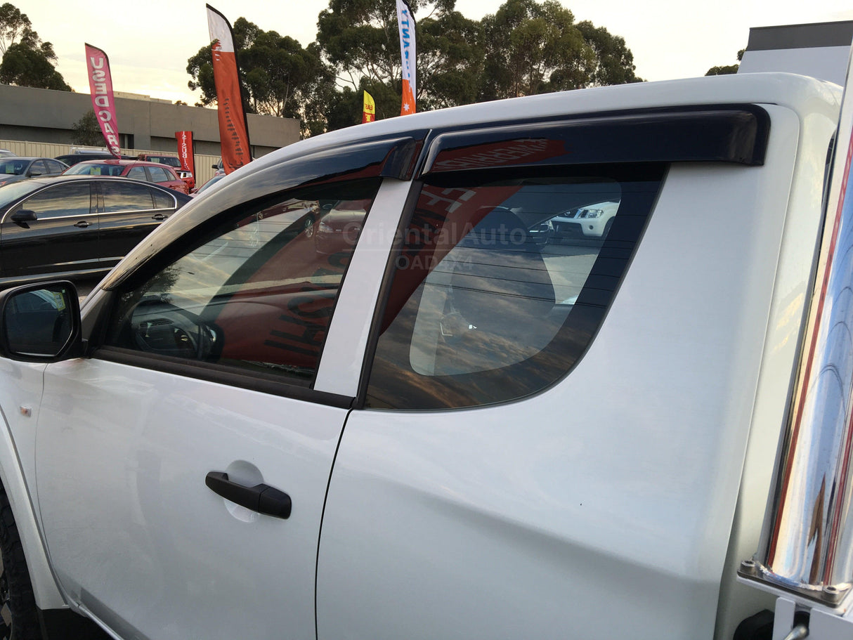 Injection Weather Shields for Mitsubishi Triton MQ MR Extra Cab 2015-2024