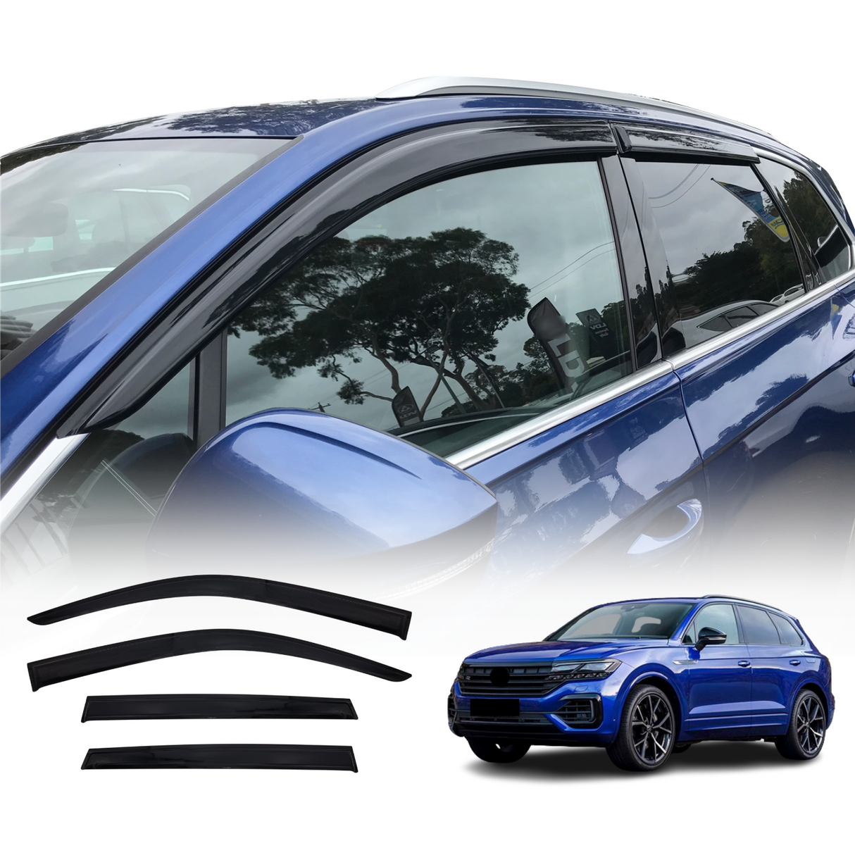 Luxury Weather Shields for Volkswagen Touareg CR 2019-Onwards