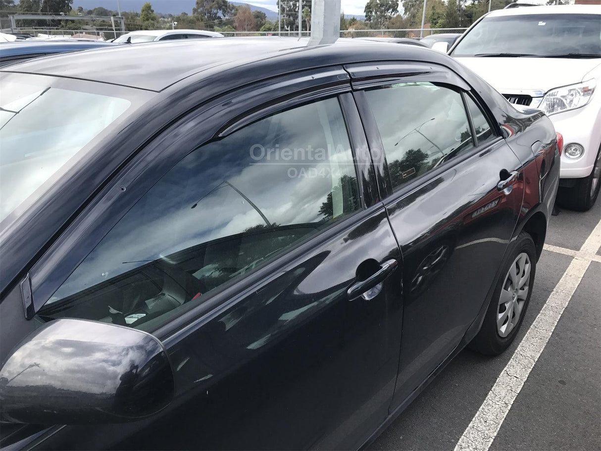 Injection Weather Shields for Toyota Corolla Sedan 2007-2013