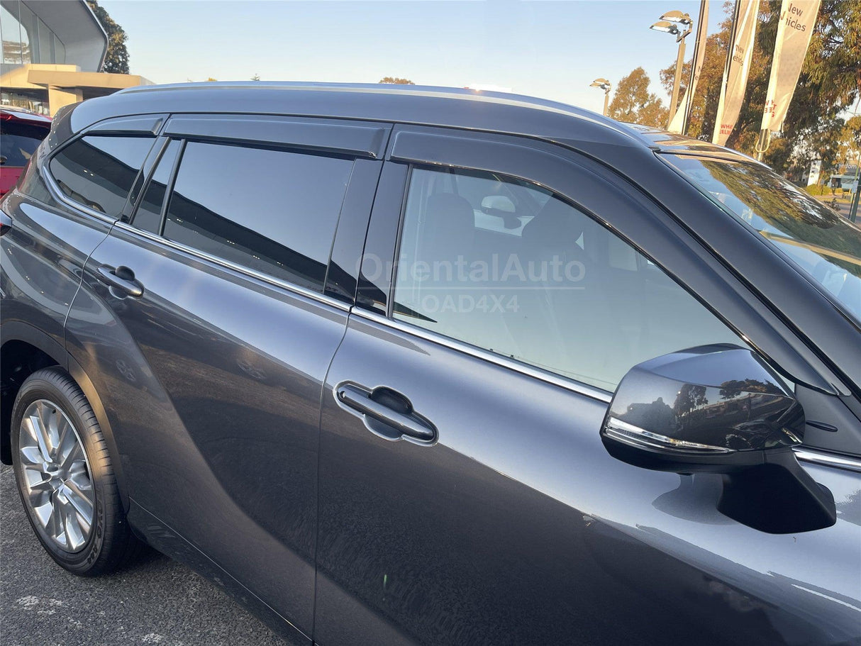 Luxury Weather Shields for Toyota Kluger 2021-Onwards 6PCS