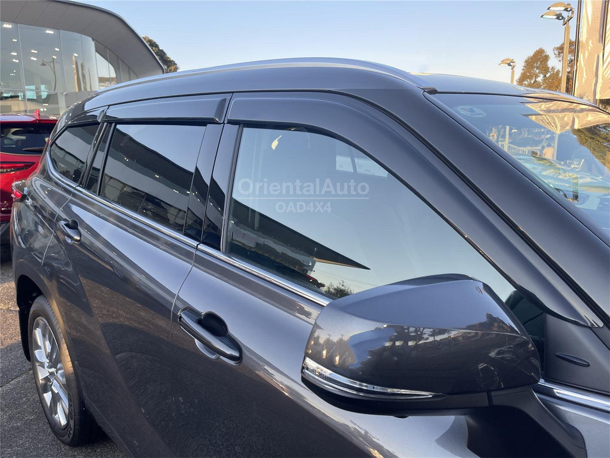 Luxury Weather Shields for Toyota Kluger 2021-Onwards 6PCS