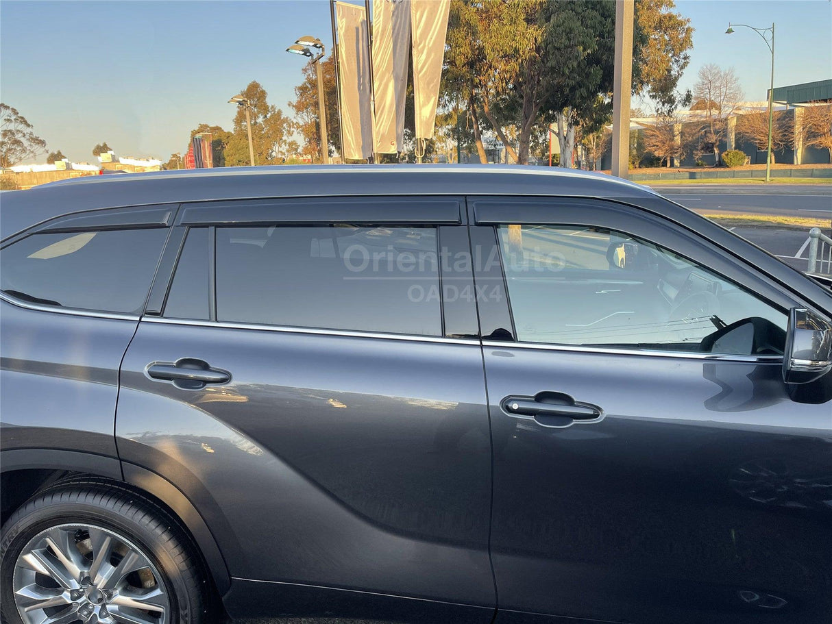 Luxury Weather Shields for Toyota Kluger 2021-Onwards 6PCS