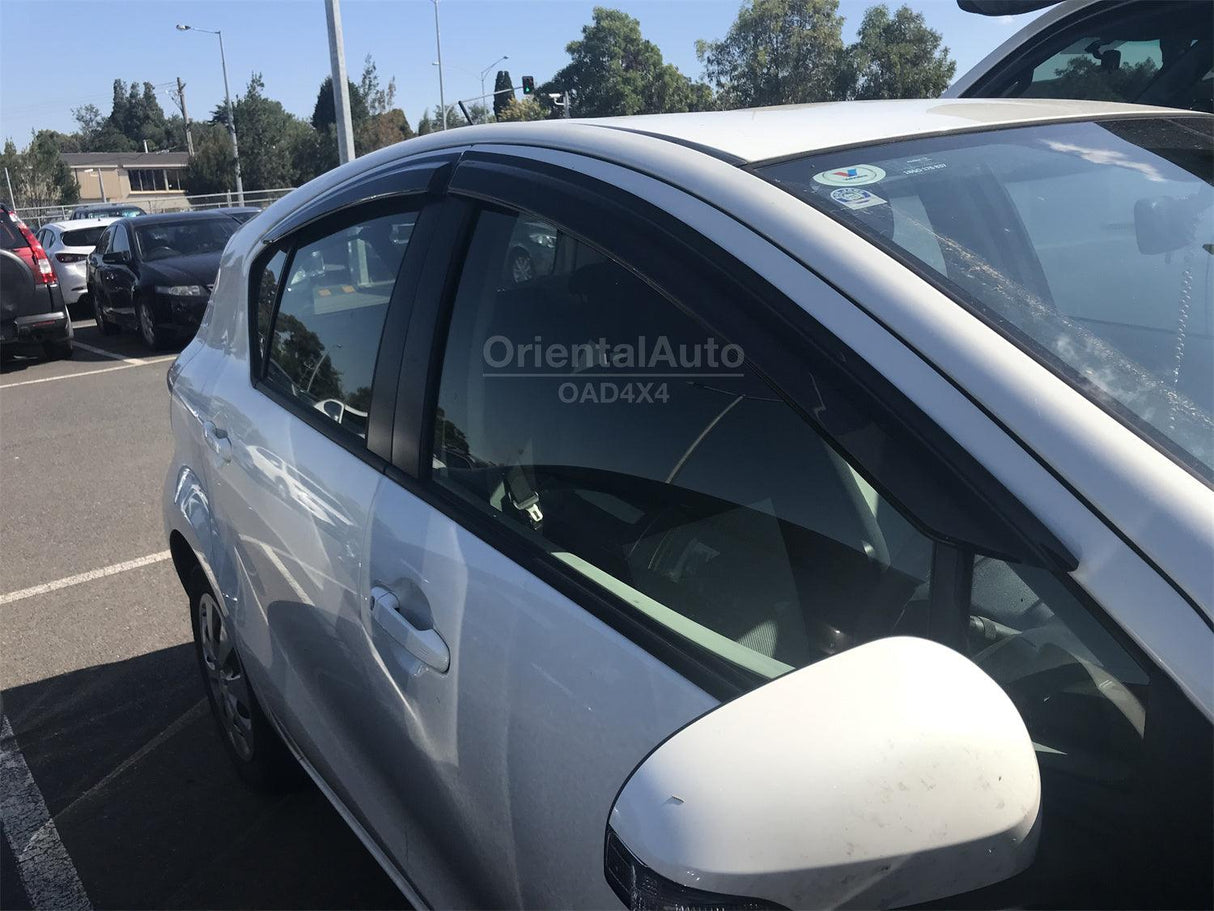 Luxury Weather Shields for Toyota Prius C 2012-2021