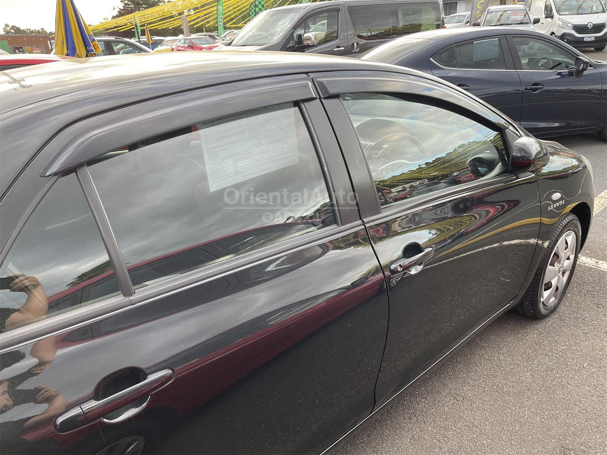 Luxury Weather Shields for Toyota Yaris Sedan 2006-2015