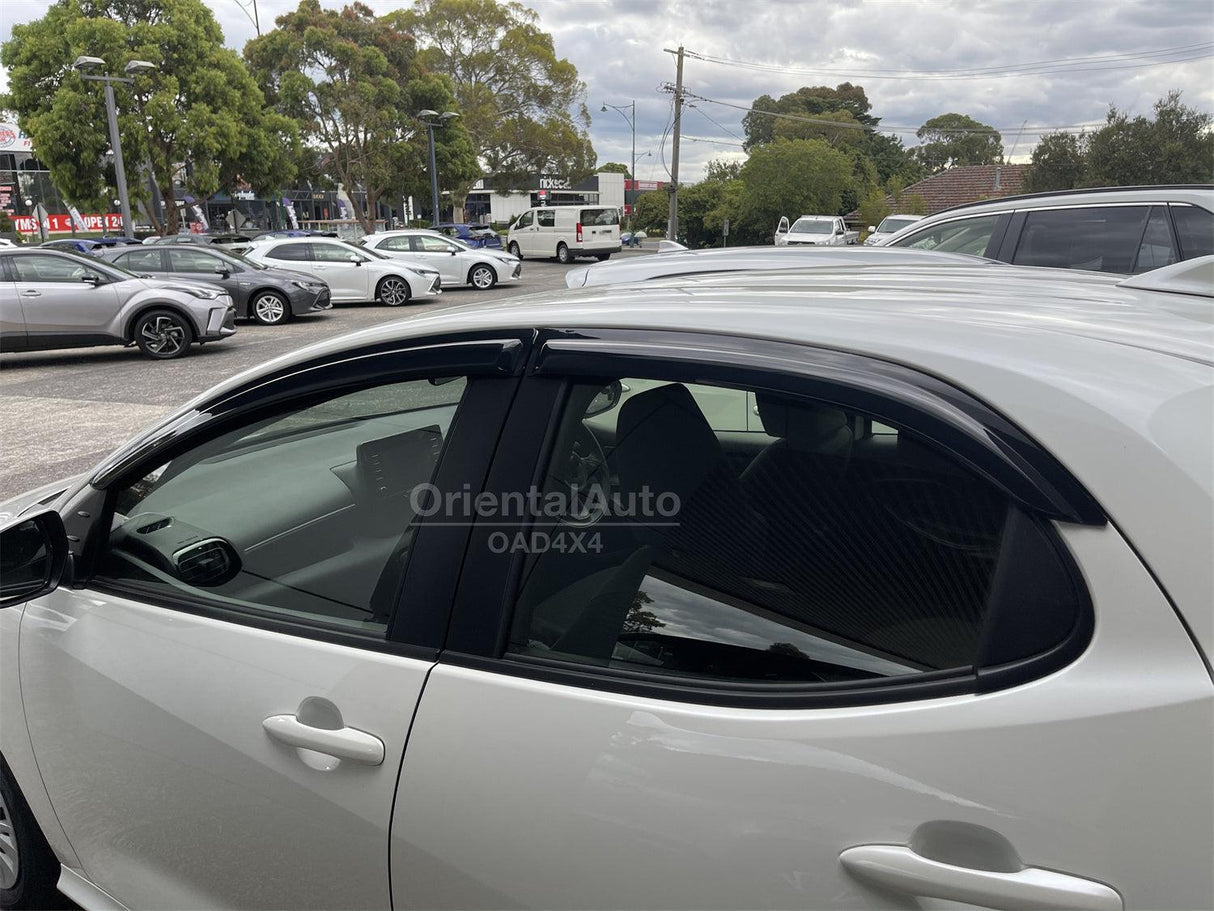Luxury Weather Shields for Toyota Yaris Hatch 2020-Onwards