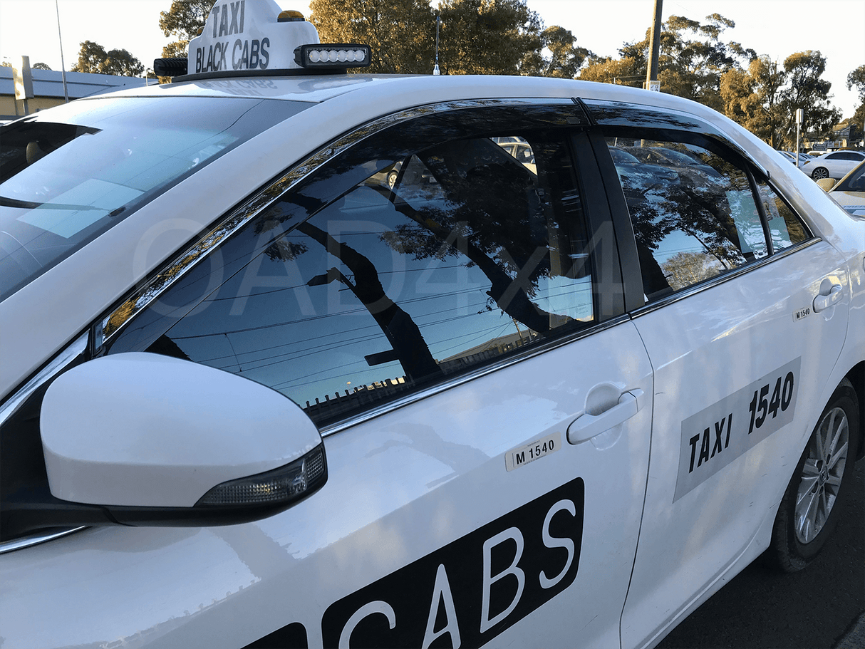 Stainless Edge Weather Shields for Toyota Aurion 2012-2017