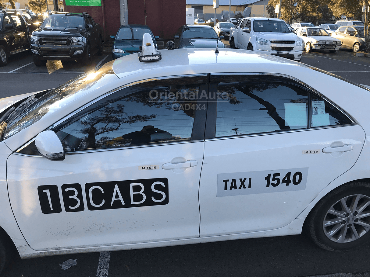 Stainless Edge Weather Shields for Toyota Aurion 2012-2017