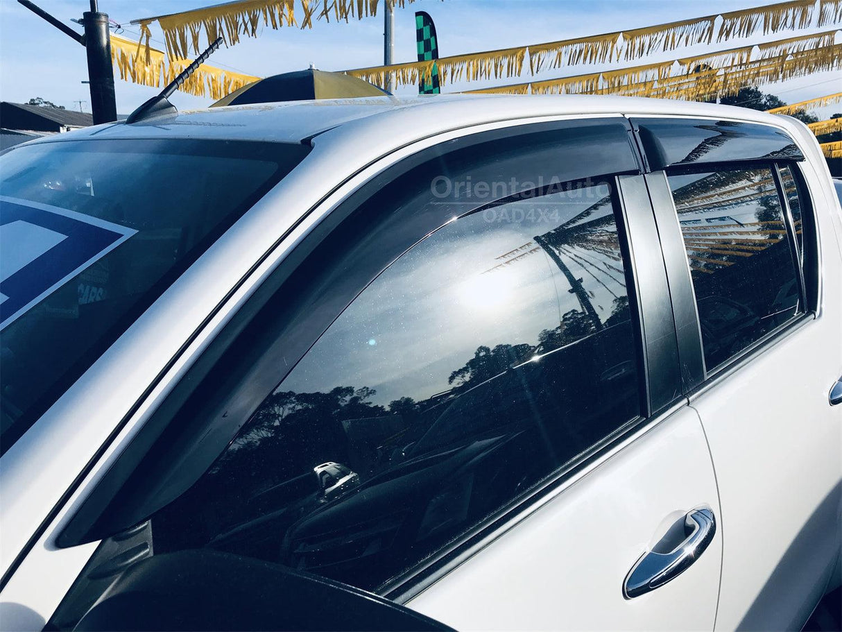 Injection Weather Shields for Toyota Hilux Dual Cab 2025-Onwards