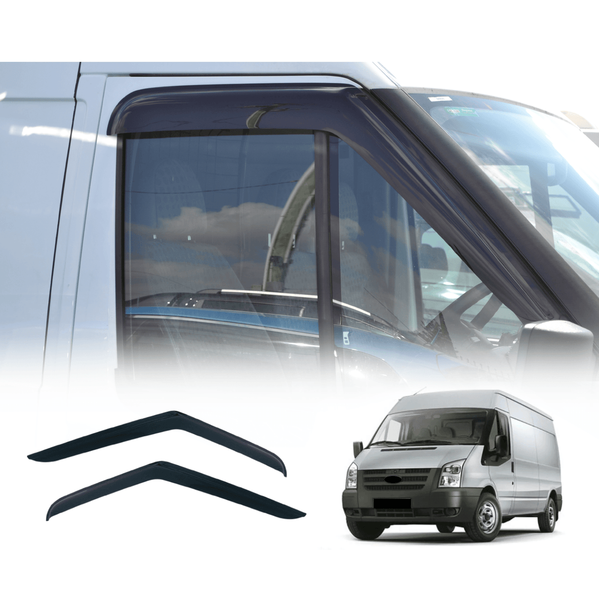 Weather Shields for Ford Transit VM Series 2006-2013 2PCS