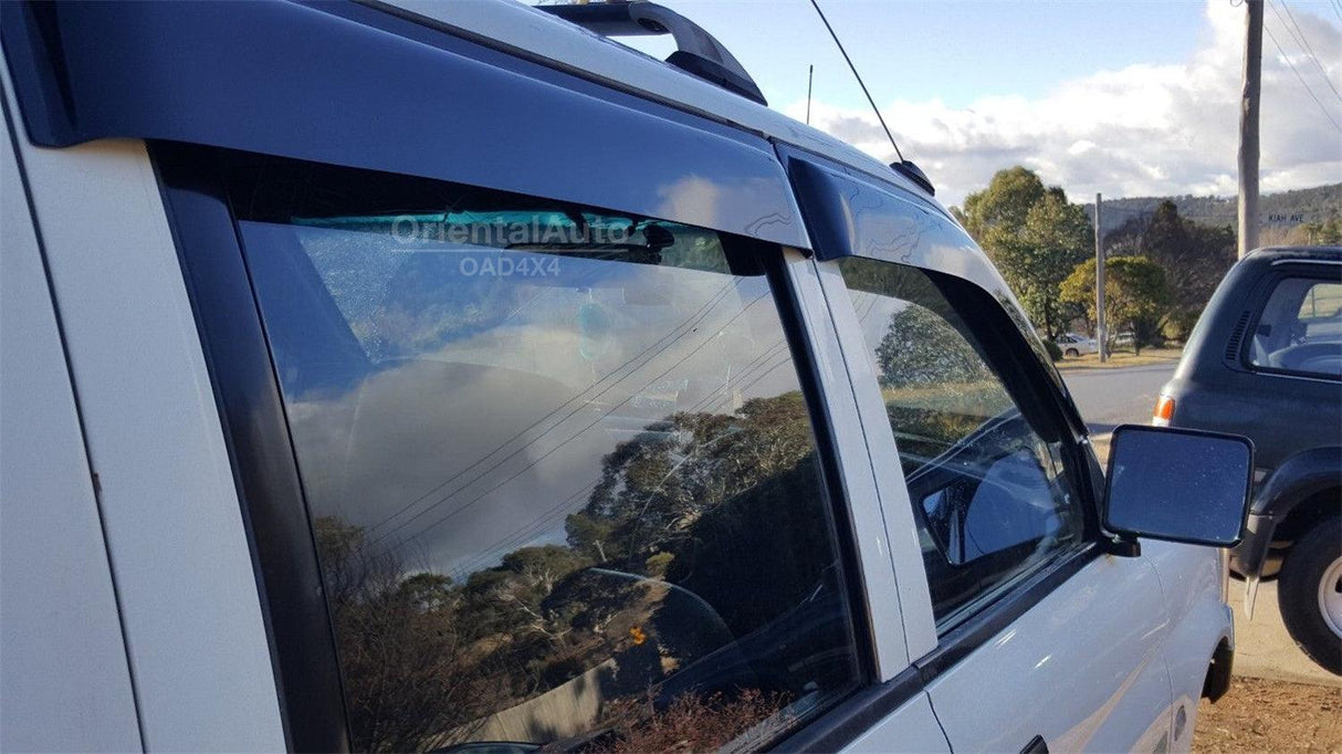 Weather Shields for Mitsubishi Triton MK Series Dual Cab 1996-2006