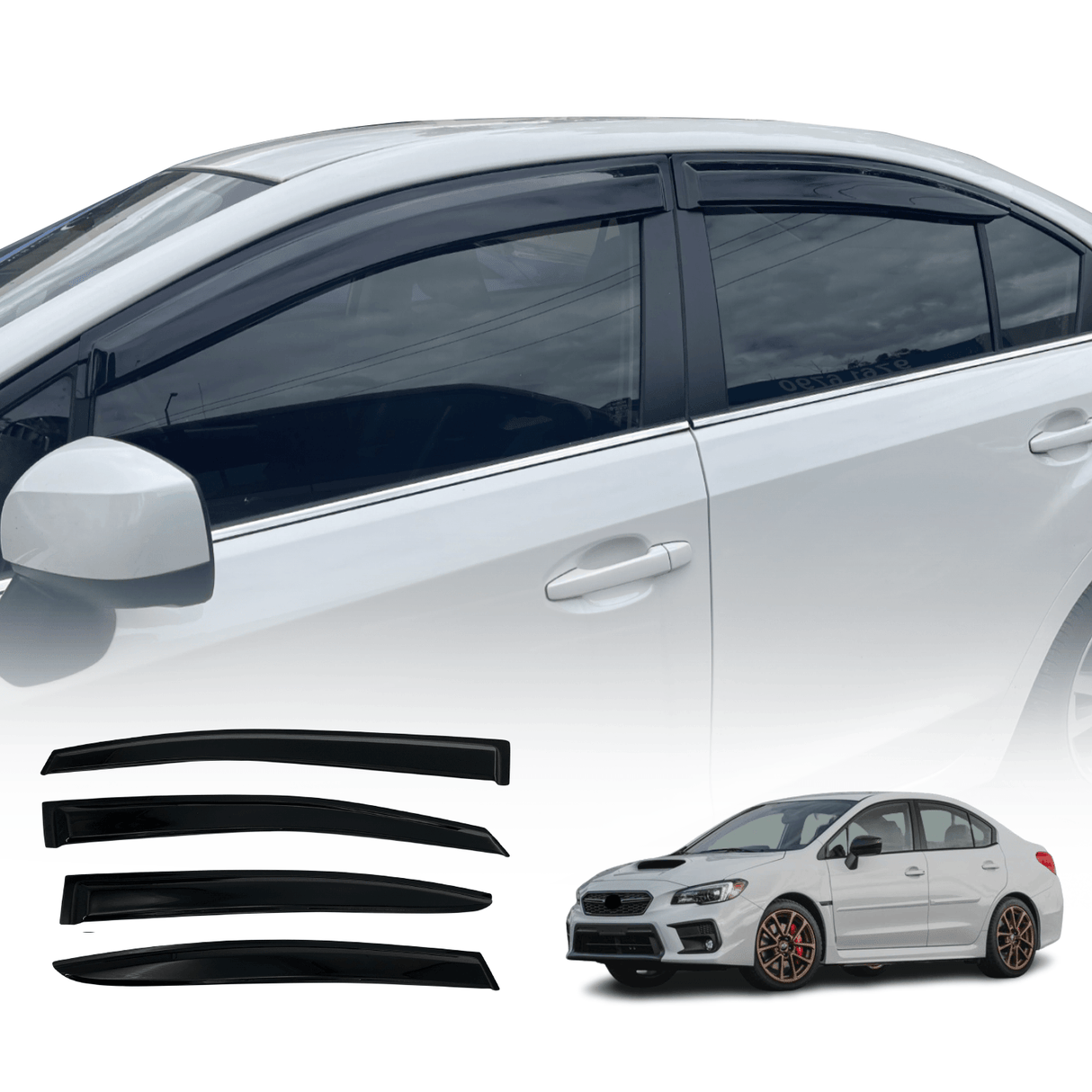 Luxury Weather Shields for Subaru WRX STI Sedan VA Series 2014-2021