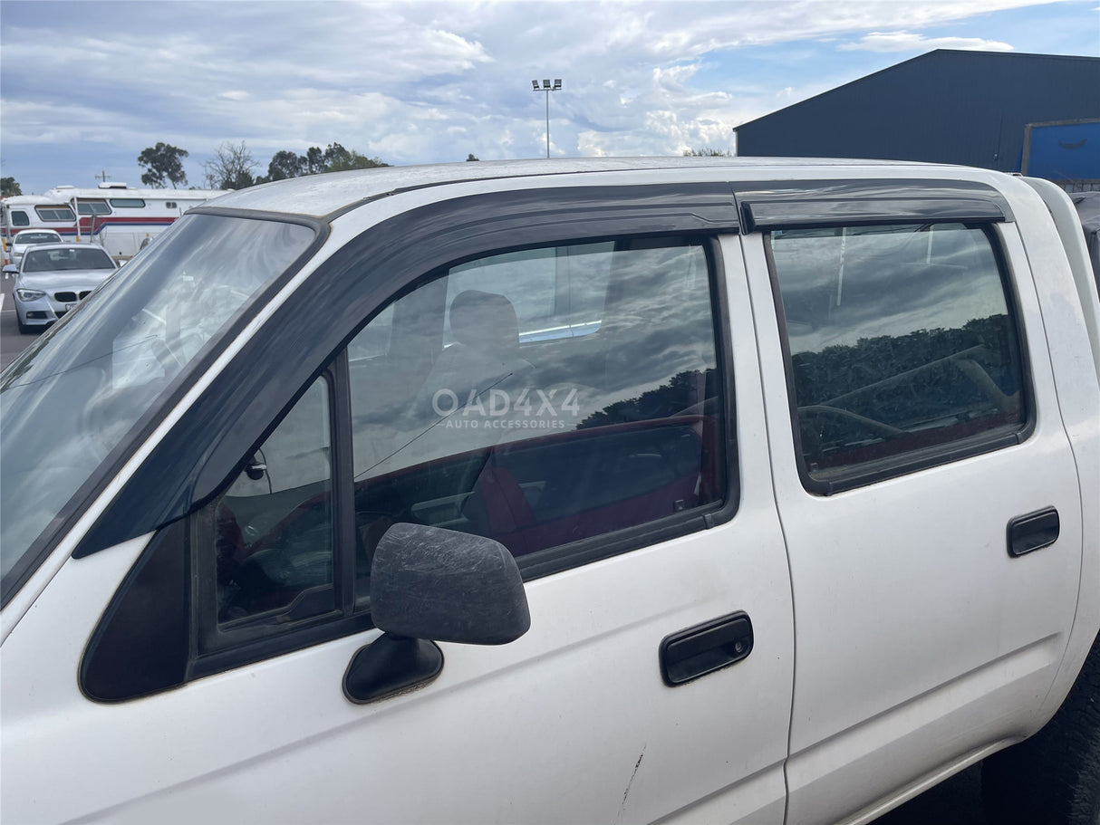 Luxury Weather Shields for Toyota Hilux Dual Cab 1997-2005
