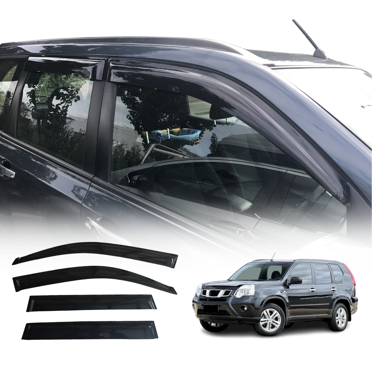 Weather Shields for Nissan X-Trail T31 2007-2013