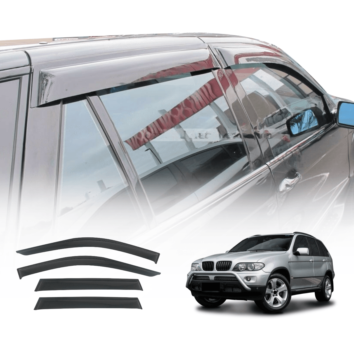 Weather Shields for BMW X5 E53 Series 2000-2006