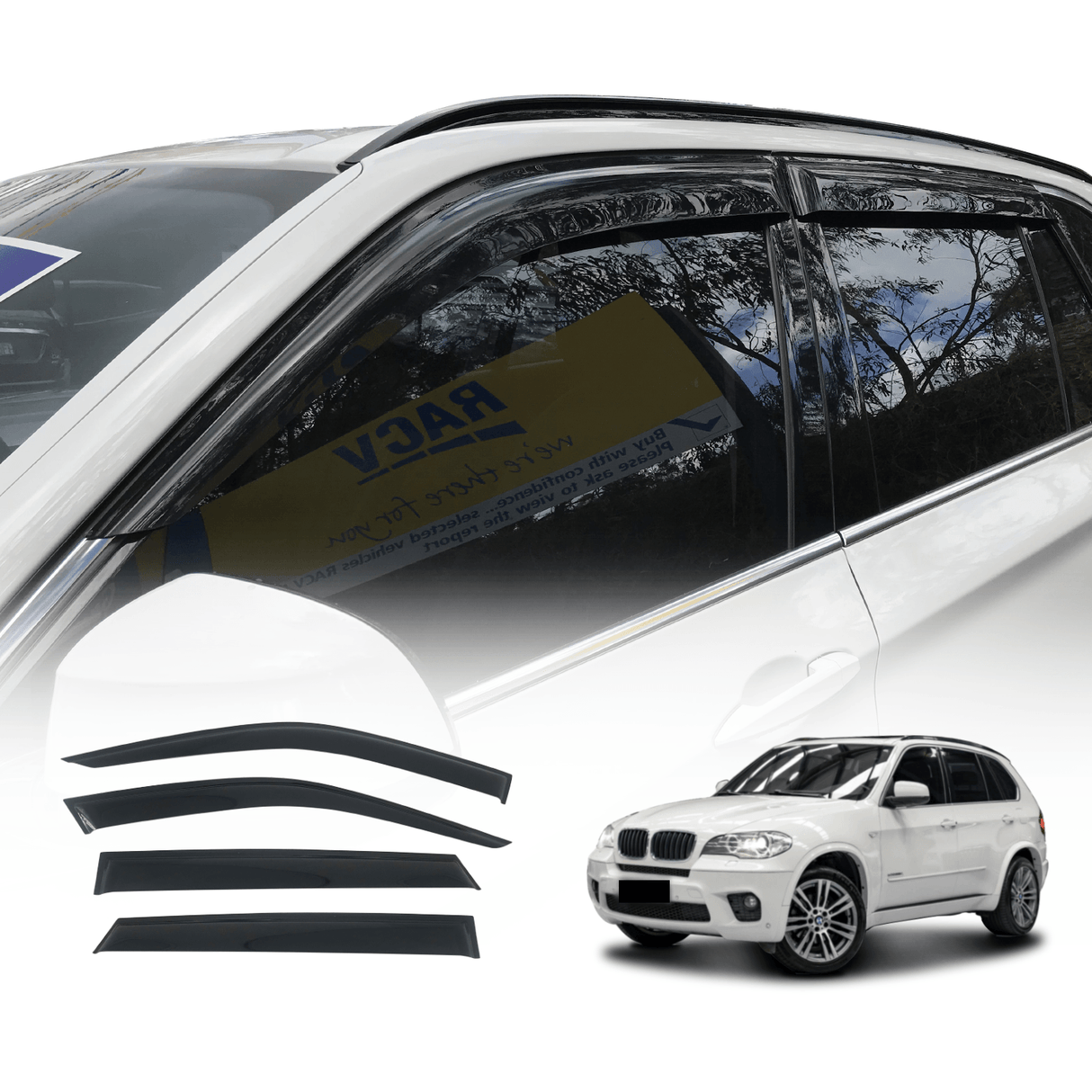 Weather Shields for BMW X5 E70 Series 2007-2013