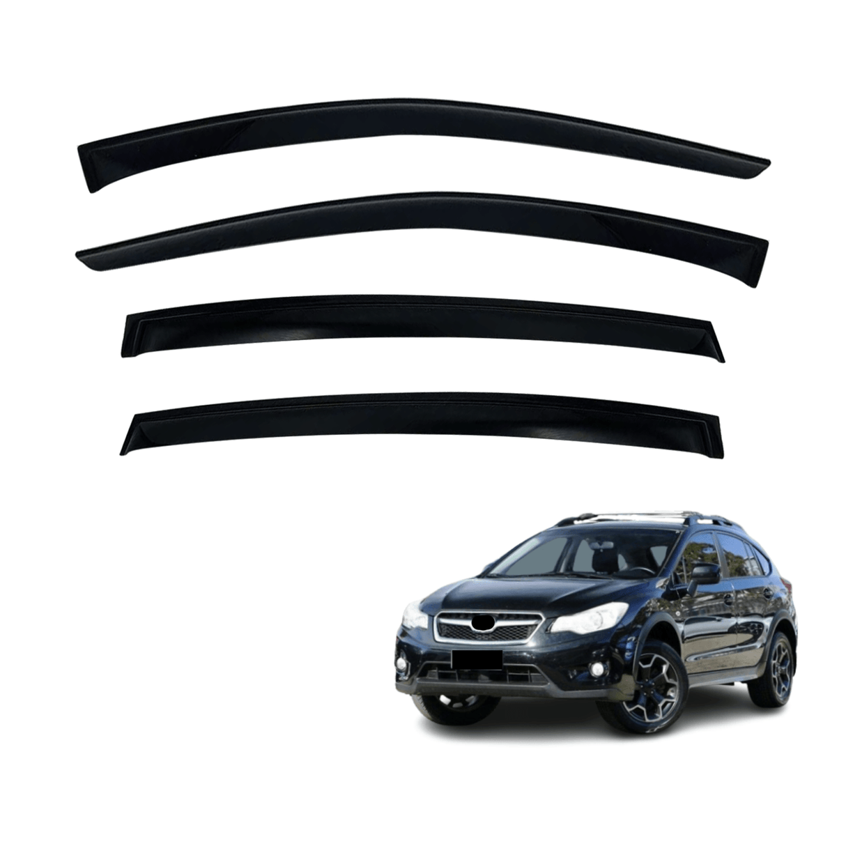 Luxury Weather Shields for Subaru XV G4X 2011-2017