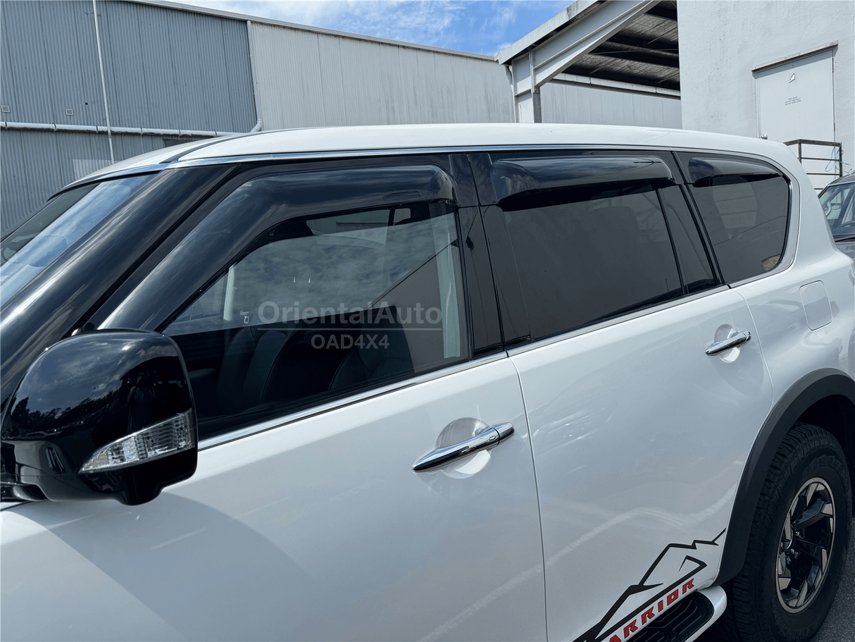 Widened Weather Shields for Nissan Patrol Y62 2012-Onwards 6PCS