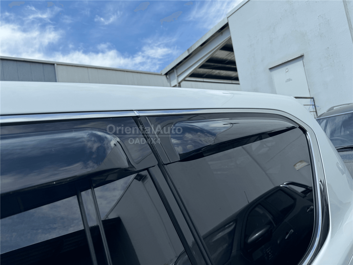 Widened Weather Shields for Nissan Patrol Y62 2012-Onwards 6PCS