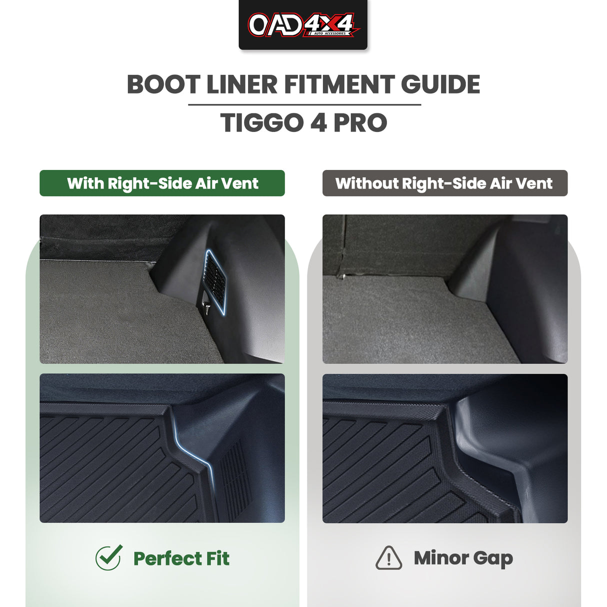 Boot Liner for Chery Tiggo 4 Pro 2024-Onwards