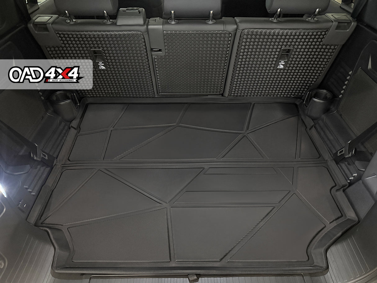 5D Double-Layer Car Floor Mats for Land Rover Defender L663 110 5 Seats 2020-Onwards